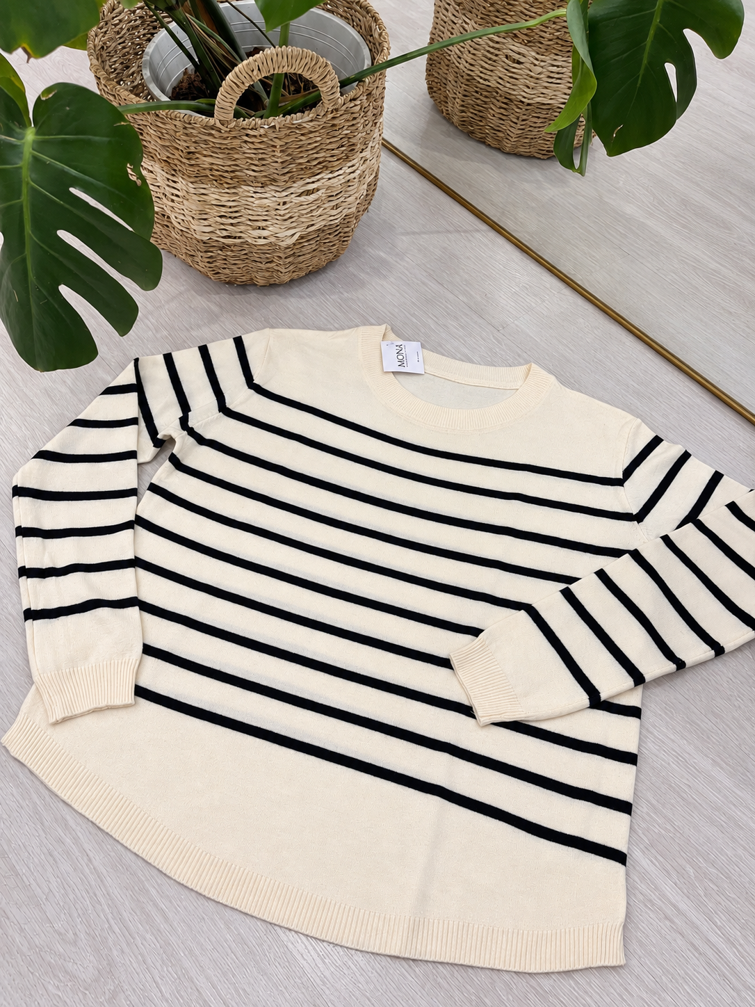 SWEATER MEDIA ESTACION RAYADO