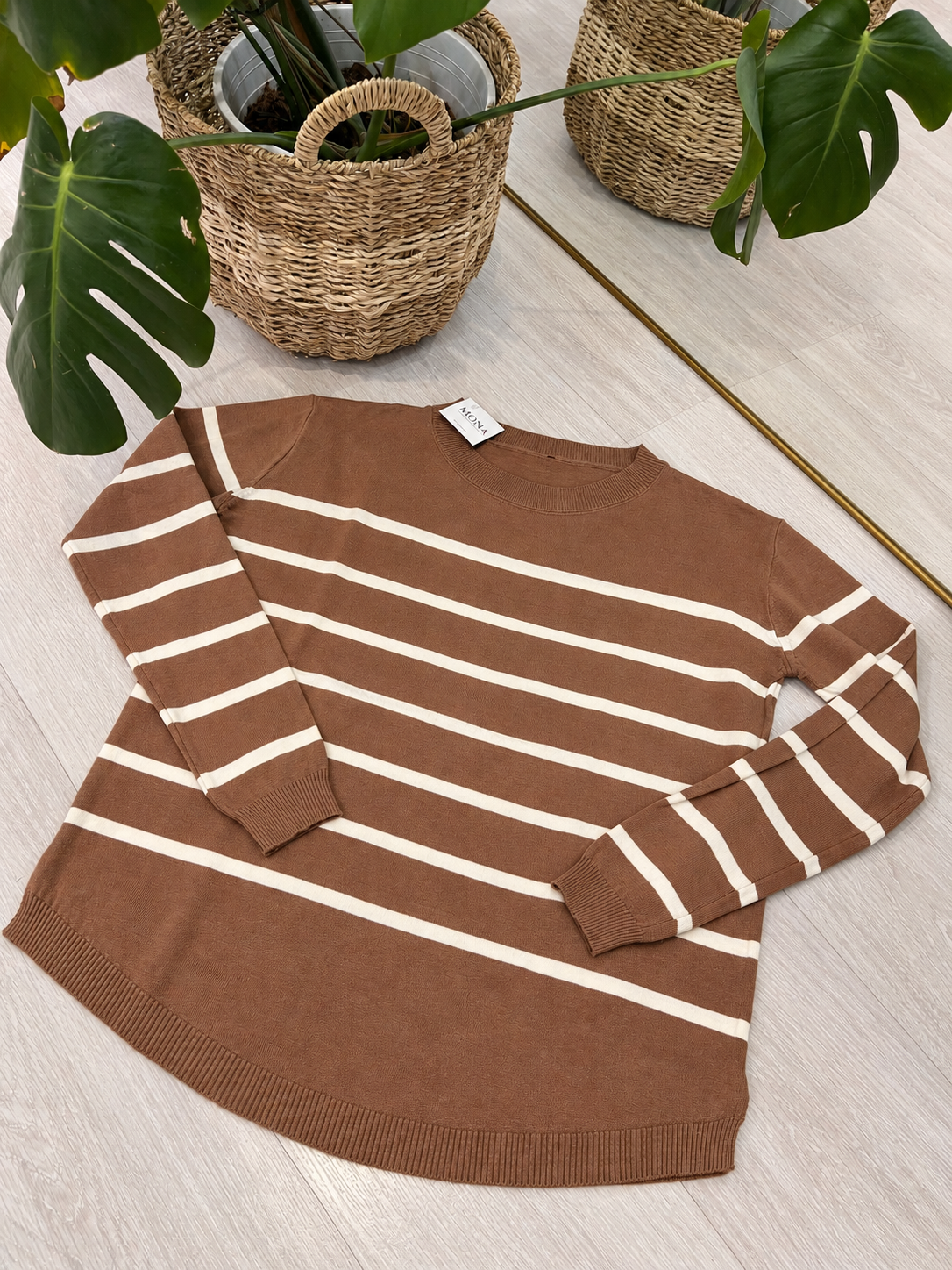 SWEATER MEDIA ESTACION RAYADO