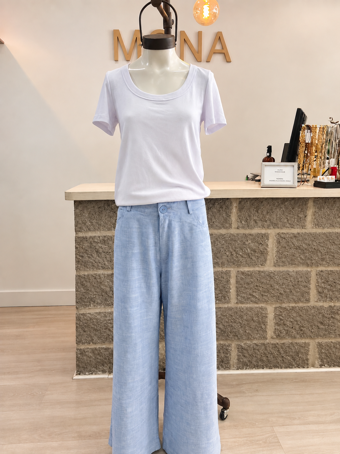 Pantalón Lino Recto Úrsula