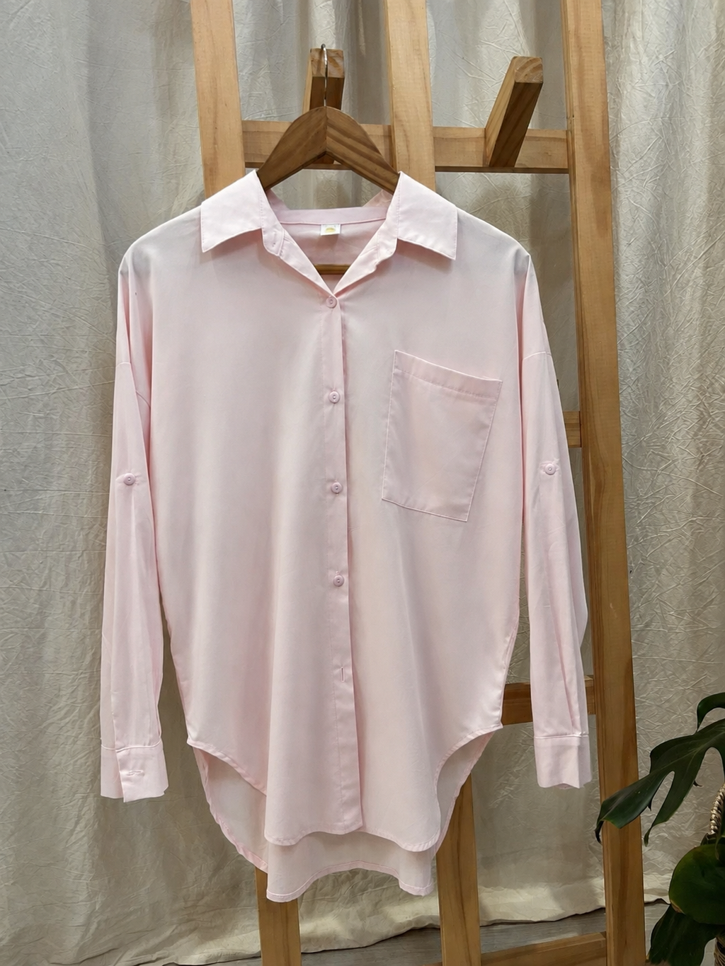 Camisa Poplin Larga - imagen 2